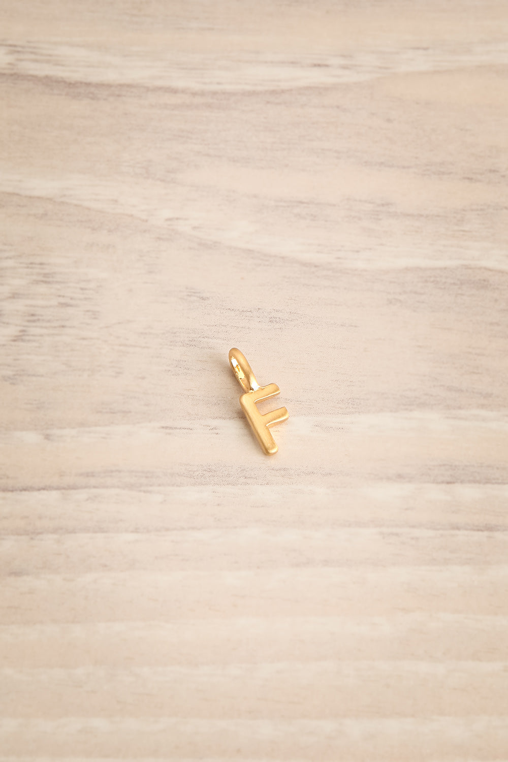Foxtrot Gold Letter F Charm | La Petite Garçonne