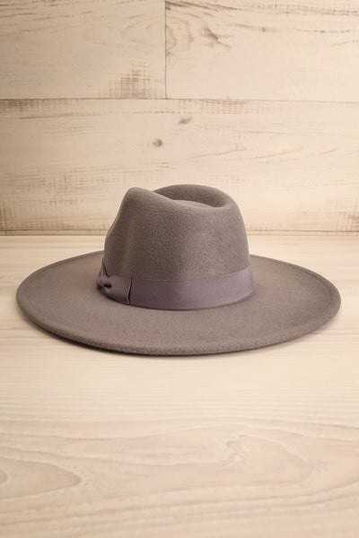 Fraises Des Bois Grey Wide Brim Felt Hat | La petite garçonne