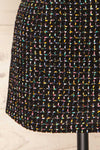 Francfort Black Tweed High-Waisted Mini Skirt | La petite garçonne bottom
