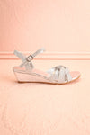 Fraxinelle Silver Sandals | Sandales | Boudoir 1861 side view