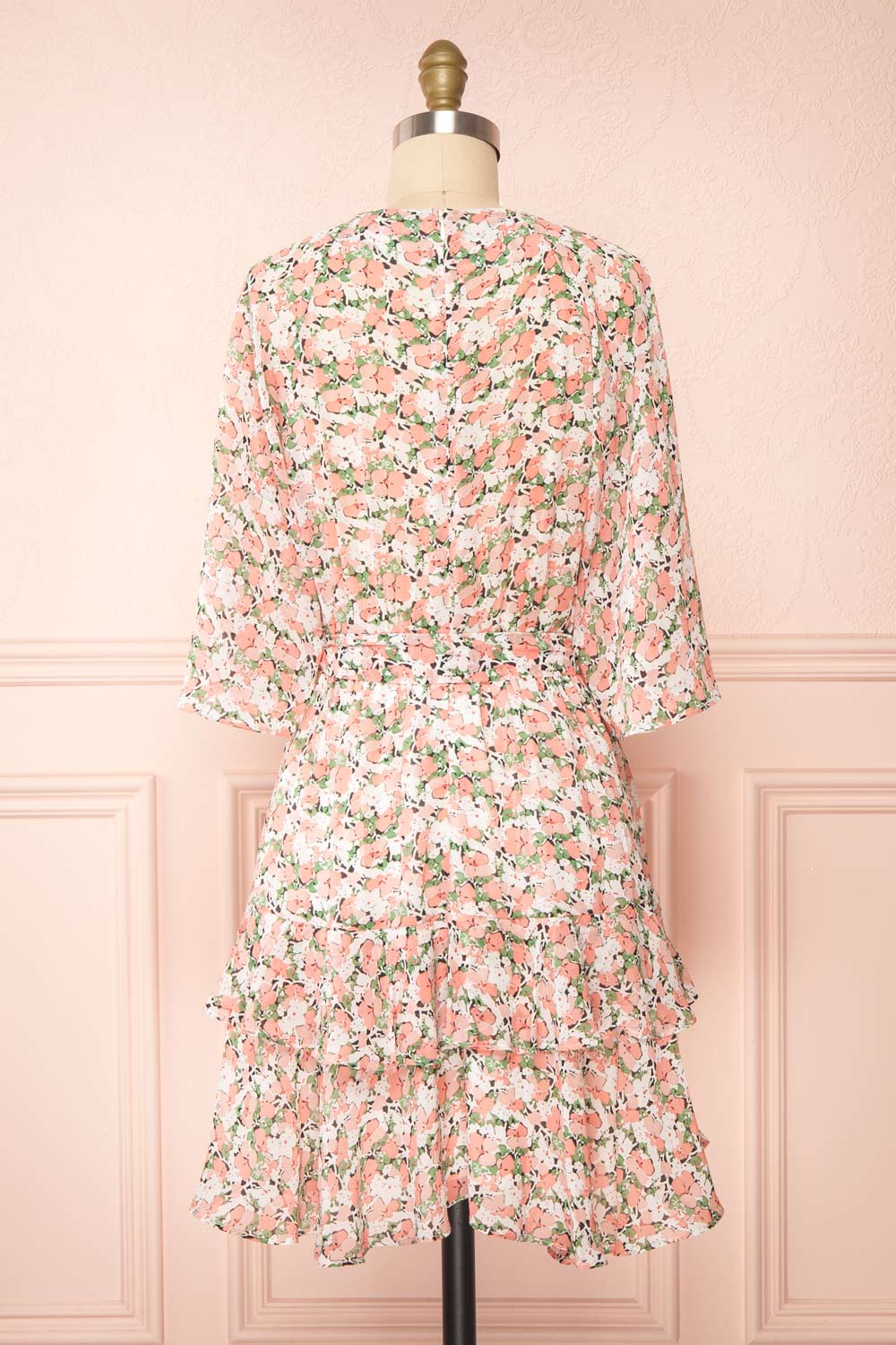 Ellin Short Floral Dress | Boutique 1861 back view