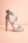 Frehel Silver Glitter High Heeled Sandals | Boutique 1861 6