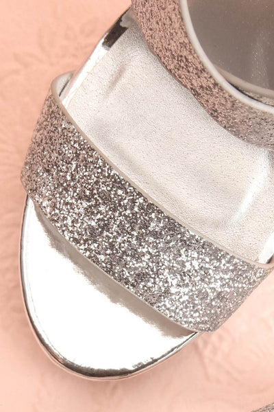 Frehel Silver Glitter High Heeled Sandals | Boutique 1861 2