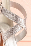 Frehel Silver Glitter High Heeled Sandals | Boutique 1861 4