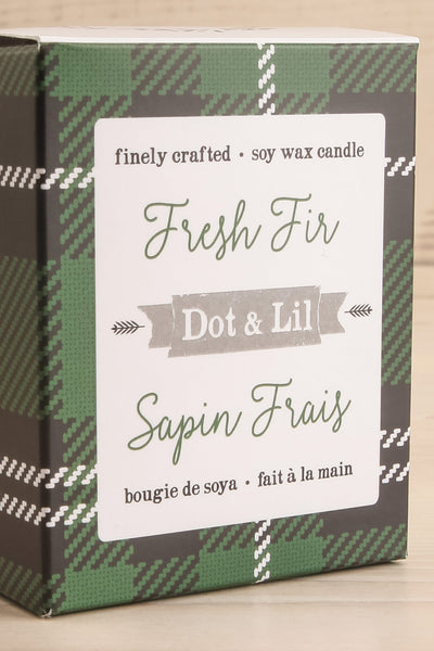 Fresh fir Candle Soy Wax | La petite garçonne box close-up