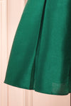 Fuengi Green Off-Shoulder Short Dress | Boutique 1861 bottom