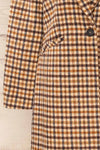 Fuengirola Plaid Trench Coat w/ Pockets | La petite garçonne sleeve