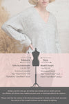 Gaand Grey V-Neck Knit Sweater | La petite garçonne