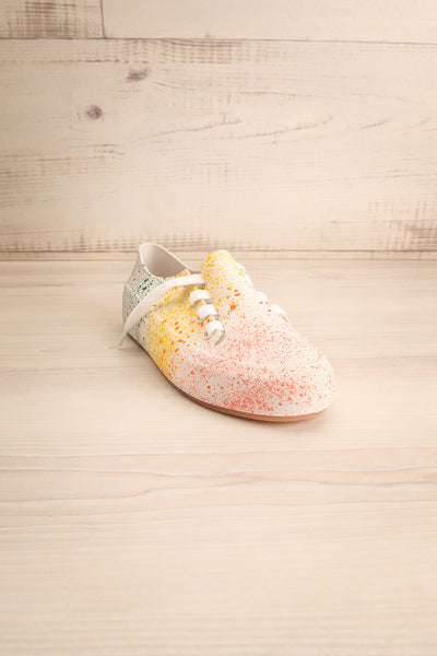 Gabon Dragon Rainbow Splatter Laced Shoes | La Petite Garçonne Chpt. 2 3