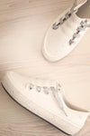 Gabon Selkie Silver Splatter Laced Shoes | La Petite Garçonne Chpt. 2