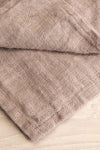 Galataki Dark Taupe Cloth Napkin close-up | La Petite Garçonne Chpt. 2
