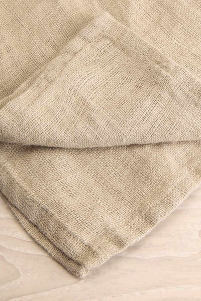 Galataki Light Beige Cloth Napkin close-up | La Petite Garçonne Chpt. 2