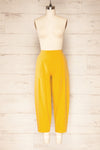 Galaxidion Yellow Cropped Wide Leg Pants | La petite garçonne front view