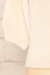 Galice Fluffy Knit Button-up Top | La petite garçonne bottom