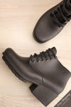 Gavarni Black Block Heel Laced Shoes | La Petite Garçonne