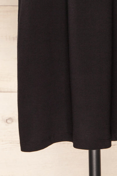 Geel Black Printed T-Shirt Dress | La petite garçonne bottom