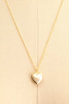 Geillis Gold Heart Necklace | Collier | La Petite Garçonne close-up