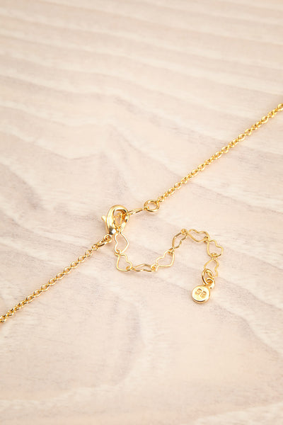 Geillis Gold Heart Necklace | Collier | La Petite Garçonne closure