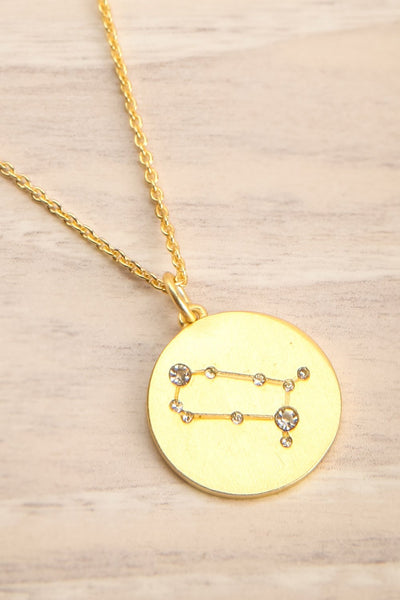 Gémeaux Doré Gold Pendant Necklace | La Petite Garçonne Chpt. 2 4