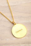 Gémeaux Doré Gold Pendant Necklace | La Petite Garçonne Chpt. 2 2