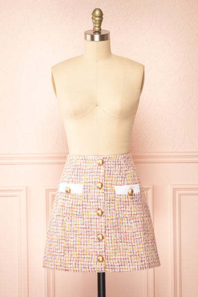 Gemma Tweed A-Line Skirt | Boutique 1861 front view