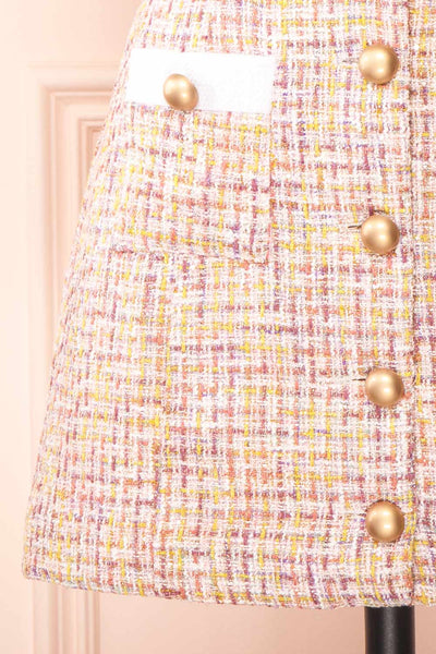 Gemma Tweed A-Line Skirt | Boutique 1861  bottom