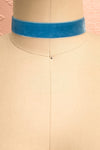 Genista Océan - Blue velvet choker necklace