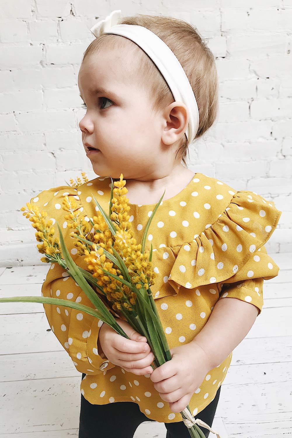 Gierle Mini | Yellow Kids Top