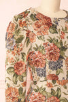 Ginette Short Floral Dress | Boutique 1861 side close-up