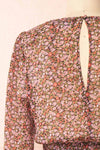 Gitika Short Floral Dress | Boutique 1861 back close-up