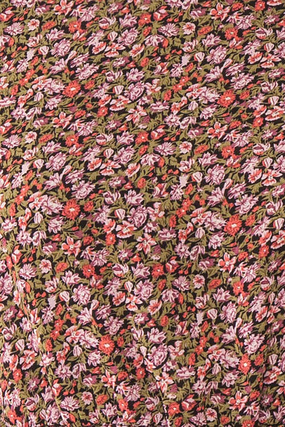 Gitika Short Floral Dress | Boutique 1861 fabric