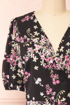 Gladenbach Floral High Low Wrap Dress | Boutique 1861 front close-up