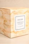 Glass Candle French Toast | Voluspa | Boutique 1861 box close-up