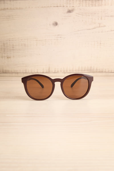 Gluck Brown Wayfarer Sunglasses | La Petite Garçonne