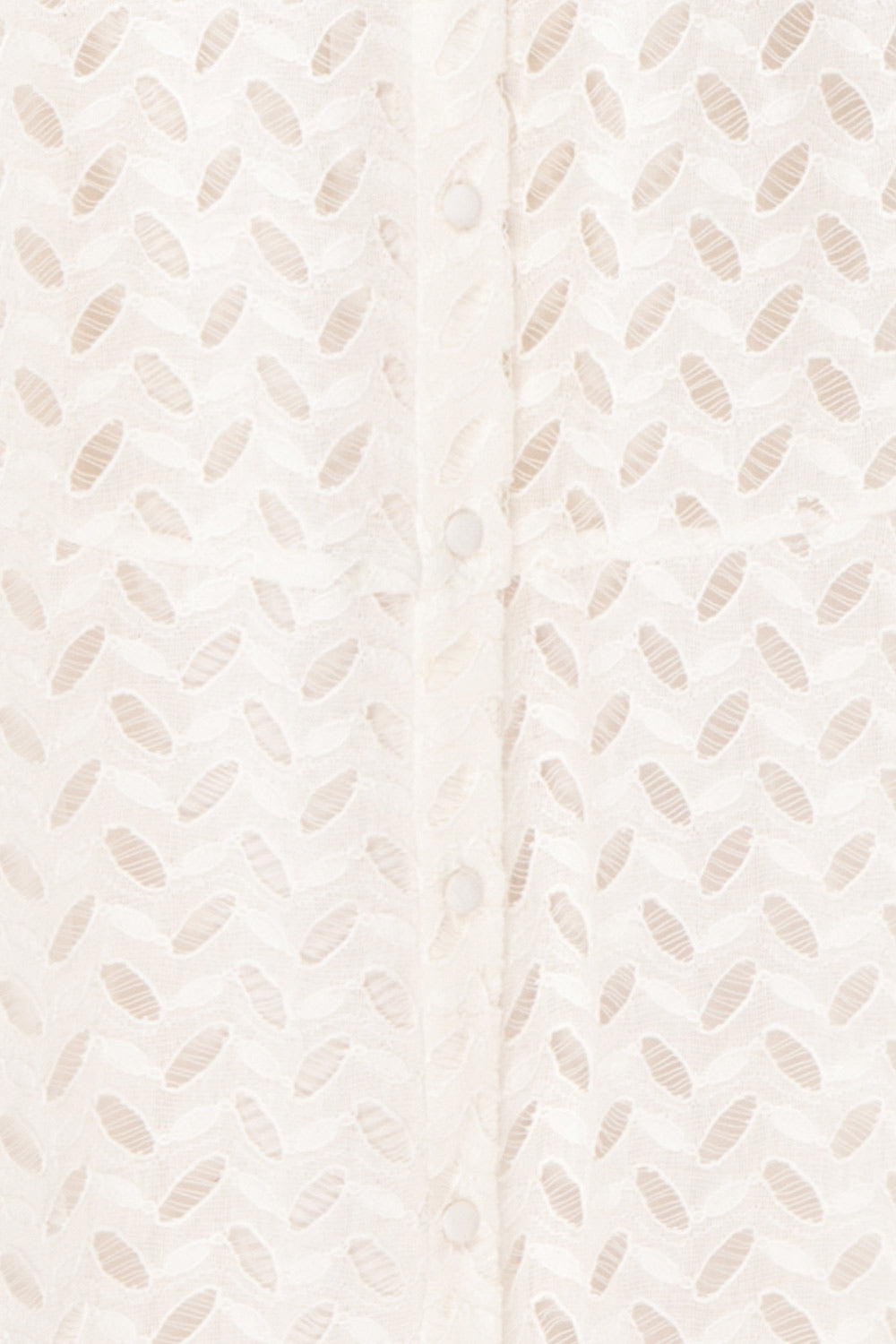 Goja White Lace Short Sleeve Midi Dress | Boutique 1861 fabric 