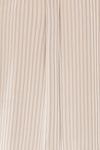 Golfo Striped Wrap Bodysuit w/ Long Sleeves | La petite garçonne fabric