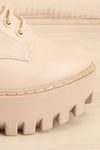 Gorgone Lace-up Platform Boots | La petite garçonne side front close-up