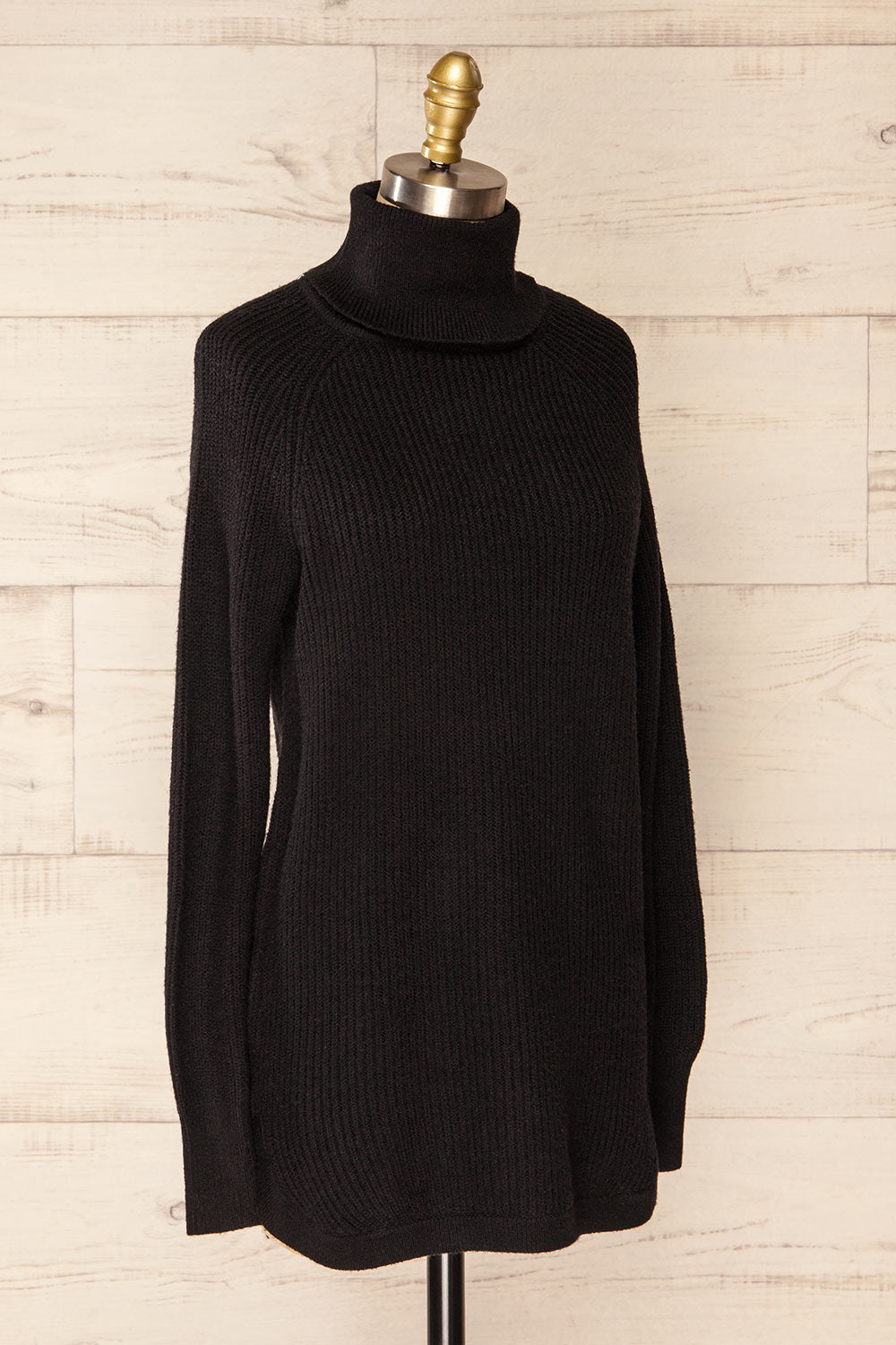 Granby Black Knit Turtleneck Sweater La petite garconne Small