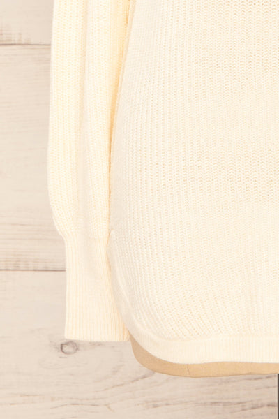 Granby Ivory Knit Turtleneck Sweater | La petite garçonne