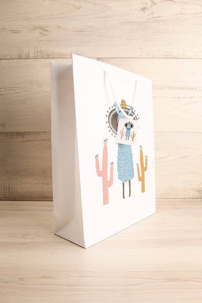 Sac Sombrero Llama Paper Gift Bag | La petite garçonne side view