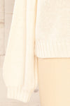 Guango Cream Knitted Sweater | La petite garçonne  sleeve