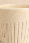 Gull Stoneware Mug w/ Ribbed Detailing | Maison Garçonne details