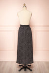 Gunda Black White Polka Dot Midi Skirt | Boutique 1861 back view