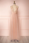 Gunvor Blush Pink Mesh Maxi Dress w/ Glitter | Boutique 1861 front view