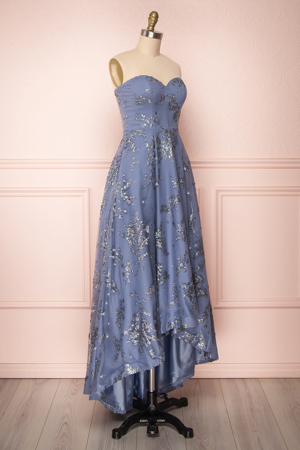 Gustavia | Robe Bleue Scintillante