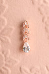 Gwyneth Rosegold Pendant Earrings | Boutique 1861 close-up