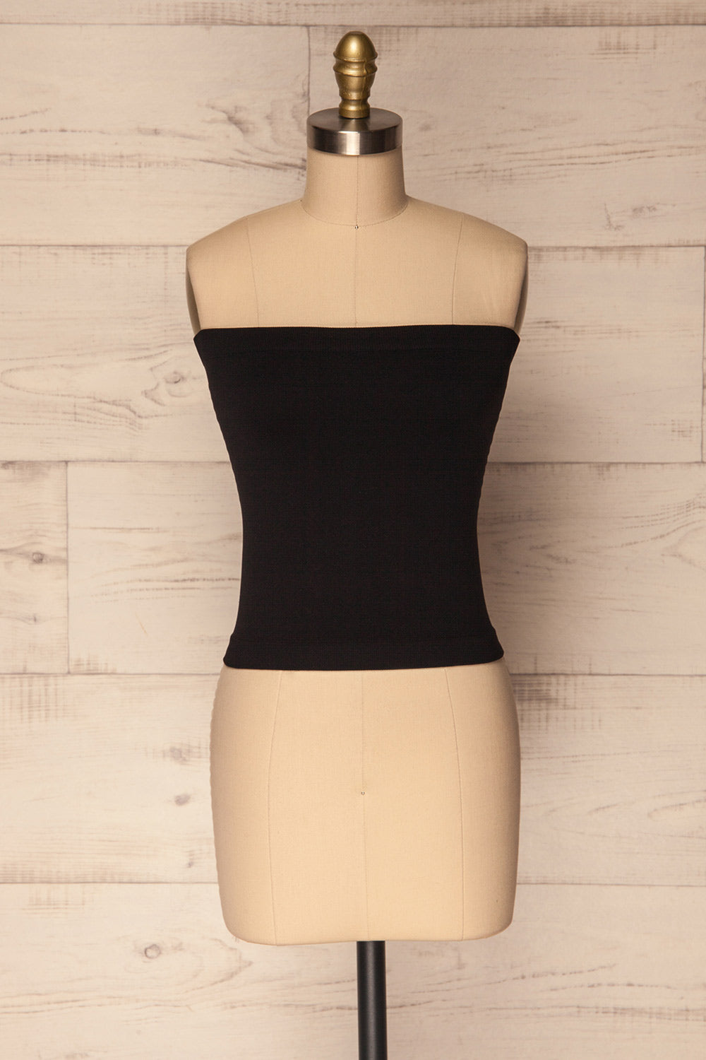 Haigh Black Stretchable Bandeau Top | La Petite Garçonne 1