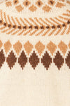 Hatmehyt Jacquard Patterned Knit Sweater | La petite garçonne fabric