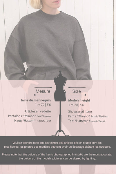Hattem Black Oversized Sweater | La petite garçonne size