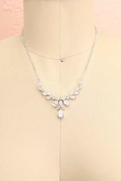 Hedy Lamarr Crystal Earrings & Necklace Set | Boutique 1861